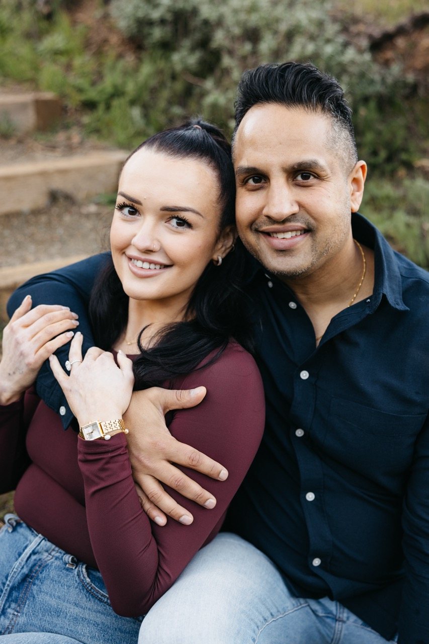 Brynn and Manoj together